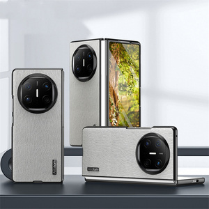 Étui Grain d'arbre pour <span class=keywords><strong>Huawei</strong></span> <span class=keywords><strong>Mate</strong></span> X6 / X5 / X3 / <span class=keywords><strong>X2</strong></span> luxe arrière antichoc Anti-chute lentille couverture complète pare-chocs souple - Product Image 1