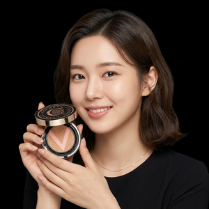 Super Cover Cushion <b>Foundation</b> with Hybrid Cover Powder Whitening Anti-Wrinkle & UV Protection for All Skin Types - Product Image 6