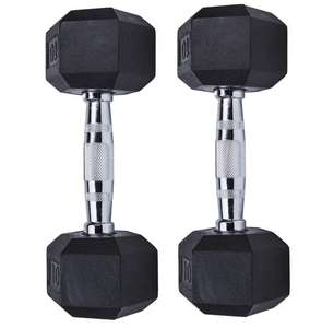 โรงงานผลิตดัมเบลยางหกเหลี่ยมโดยตรงสำหรับการขายส่งจำนวนมาก อุปกรณ์ฝึกความแข็งแรงและฟิตเนส รับผลิตแบบ OEM ODM - Product Image 5