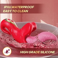 Vibrateur réaliste langue léchante, stimulateur clitoridien et vaginal, masturbateur, godemiché, 9 modes de balancement et de vibration, jouets sexuels pour femmes adultes