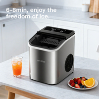 Meilleure Vente : Mini Machine à Glaçons Électrique Portable 9 Cubes, Type Balle, pour la Maison, Automatique et Facile à Utiliser