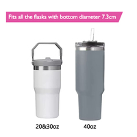 Manchon en silicone antidérapant et isolant thermique pour gobelet Stanley de 30 oz et 40 oz, accessoires pour bouteille d'eau