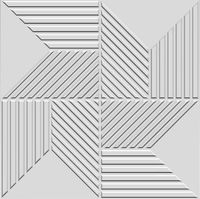 Panneaux muraux 3D en PVC de luxe pour l'intérieur et l'extérieur, imperméables, rayures murales 50*50 cm pour la décoration de la maison, pour le salon