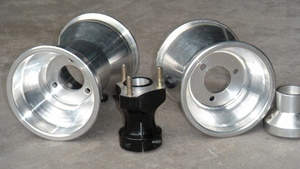Ruedas delanteras de aluminio fundido para Kart, CNC de precisión, <span class=keywords><strong>0039</strong></span> - Product Image 2
