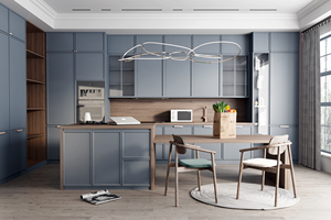 Ensemble de meubles de cuisine blancs modernes personnalisables avec conception gratuite, comprenant évier et îlot, directement de l'usine chinoise - Product Image 4