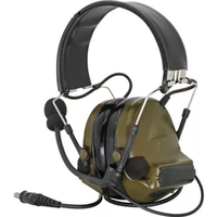 Z-TAC Headset taktis Aisoft, Aksesoris helm taktis CII pengurang kebisingan dan koleksi suara FG