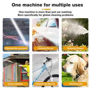 Hidrolavadora Inalámbrica de Alta Presión de 50 Bares y 1500 W, Pistola de Lavado de Autos Recargable, Pistola de Agua Eléctrica, Máquina de Espuma para Batería Makita de 18 V - Product Image 6