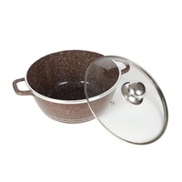 Ensemble de 10 casseroles et poêles de cuisine classiques antiadhésives en aluminium moulé sous pression