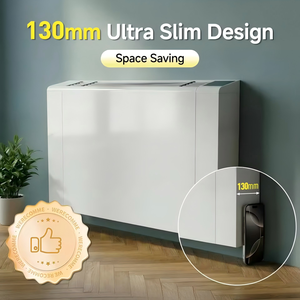 Système CVC hydronique vertical apparent à moteur sans balais économe en énergie pour chauffage et refroidissement d'hôtels et villas – Unité de ventilo-convecteur mince haute efficacité - Product Image 5