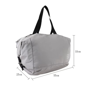 Sac de voyage Lulu uni grande capacité pour activités de plein air, sac à main avec logo pour femme, sac fourre-tout - Product Image 5