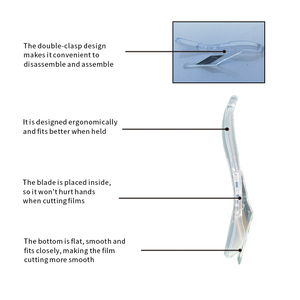 Qili Nhỏ Bút Hình Dao Cắt Để Cắt Xe Phim Vinyl Công Cụ Cắt Xe Bọc Công Cụ Ppf Cạnh Xả Băng Cắt - Product Image 5