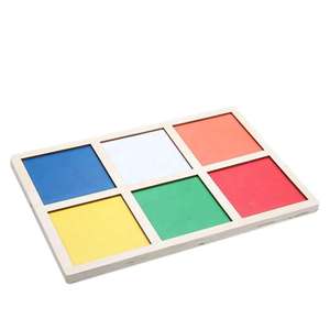 Детский игрушечный деревянный обучающий замок из материалов Монтессори с предметами и лотком (набор из 6 штук) - Product Image 5