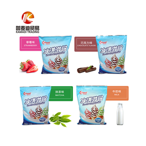 부드러운 아이스크림 파우더 맛의 프리믹스 밀크 딸기 바닐라 타로 블루 베리 망고 말차 초콜릿 야채 지방 비 유제품 - Product Image 3