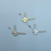 Nouvelles aiguilles de montre de plongée vintage en argent brossé, aiguilles de montre dorées lumineuses vertes C3 compatibles avec le mouvement NH35 NH36
