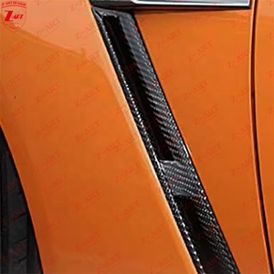 Évents de garde-boue avant en Fiber de carbone Z-ART R35 pour GTR R35 évents latéraux en Fiber de carbone pour prise d'air de garde-boue avant en Fiber de carbone GT-R - Product Image 4