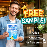 Poudre de Collagène et d'Électrolytes en Sachet Individuel Marque Blanche – Répare les Électrolytes, Soutient la Santé de la Peau, Renforce l'Immunité, Mélange pour Boisson Énergisante