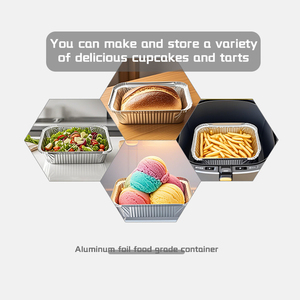 Conteneur en aluminium de 700 ml, barquette en aluminium de qualité <span class=keywords><strong>alimentaire</strong></span>, anti-fuite, boîte à lunch en aluminium - Product Image 6