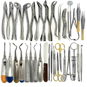 Juego de Instrumentos de Extracción Dental de Primera Calidad, 74 Piezas, Pinzas y Elevadores para Extracción Oral - Product Image 1