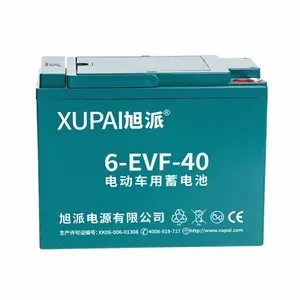 XUPAI ई-बाइक बैटरी 6-EVF-40 उच्च प्रदर्शन 12V 40AH बैटरी