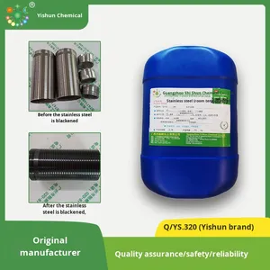 Ad alta temperatura annerimento liquido in acciaio inox rame lega di alluminio trattamento superficiale colorante ruggine prodotti chimici di protezione lucidi - Product Image 3