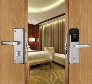Cerradura Inteligente para Puerta de Hotel HUNE de Acero Inoxidable UL, Sistema de Entrada sin Llave, TTHotel Desfire Mifare <span class=keywords><strong>OPera</strong></span> Oracle <span class=keywords><strong>Fidelio</strong></span> - Product Image 6