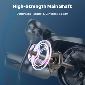 Nouveau <span class=keywords><strong>moulinet</strong></span> à pêche scellé en fibre de carbone, 18 kg de résistance maximale, rapport de transmission 4,7:1, roulements en acier inoxydable 8+1 pour l'eau salée - Product Image 4