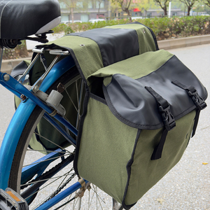 Bolsa de Lona Impermeable para Portaequipajes Trasero de Bicicleta, Ajustable, Universal, para Deportes, Viajes y Mensajería - Product Image 4