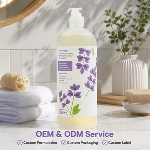 Gel <span class=keywords><strong>de</strong></span> Ducha Espumoso <span class=keywords><strong>de</strong></span> Lavanda OEM/ODM <span class=keywords><strong>con</strong></span> <span class=keywords><strong>Aceite</strong></span> <span class=keywords><strong>de</strong></span> Argán y Extracto <span class=keywords><strong>de</strong></span> Hoja <span class=keywords><strong>de</strong></span> Aloe, Limpiador y Refrescante, 32 Fl Oz - Product Image 5
