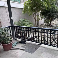 Panneaux de clôture en aluminium, rampes et garde-corps |   Revêtement en poudre |   Certifié CE |   Villa de jardin avec piscine