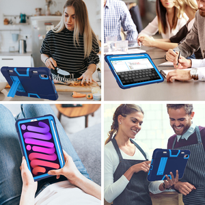 <span class=keywords><strong>Cover</strong></span> Protettiva Antiurto in Silicone con Supporto per Posizionamento Verticale e Orizzontale per <span class=keywords><strong>iPad</strong></span> <span class=keywords><strong>Mini</strong></span> 6 7 - Product Image 3