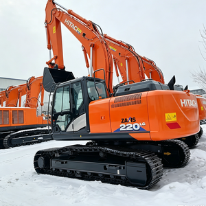 Excavatrice sur chenilles de taille moyenne ZX220, capacité de creusement puissante pour le projet de stabilisation des pentes autoroutières - Product Image 5