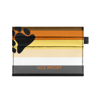 Aromantic Rainbow Super Slim Doppelseitig bedruckter Kartenhalter, tragbarer Kreditkartenhalter aus PU-Leder für Männer und Frauen