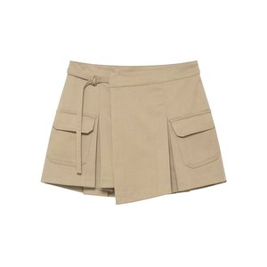 TAOP&ZA Nouvelle Collection Printemps 2026 : <span class=keywords><strong>Jupe</strong></span>/<span class=keywords><strong>Pantalon</strong></span> <span class=keywords><strong>Taille</strong></span> <span class=keywords><strong>Haute</strong></span> Élégant, Simple et Stylé avec Décoration Boucle 8372319 - Product Image 1