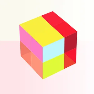 APEX Factory Wholesale Transparent Acrylic Mixing Color Cube