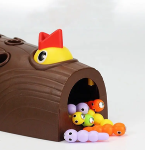 ของเล่นเพื่อการเรียนรู้เพื่อการศึกษาของเล่นนกหัวขวานจับแมลงของเล่นตั้งโต๊ะแม่เหล็กแจ็คมีความสุข - Product Image 5