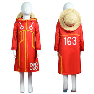 <span class=keywords><strong>Luffy</strong></span> <span class=keywords><strong>Cosplay</strong></span> One Cos Piece Anime Egghead Costume déguisement pour adultes hommes femmes manteau chapeau Fantasia tenues Halloween fête vêtements - Product Image 2