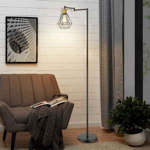 GANVA Intérieur Maison 1 tête en forme de <span class=keywords><strong>boule</strong></span> Fer Métal 40 watts Réglable E27 <span class=keywords><strong>Lampadaire</strong></span> sur pied - Product Image 3