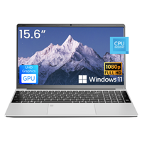 New 15.6" Laptop Intel N95 Quad Core 1.7GHz 16GB RAM 512GB SSD Windows 11 Business Full HD 60Hz IPS Screen Integrated English