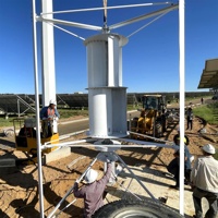 SMARAAD 6KW SH 220V Turbine éolienne verticale 5000W pour système énergétique domestique Générateur éolien hybride