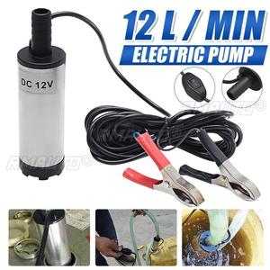 DC <b>12V</b> Stainless Steel Electric <b>Pump</b> Submersible Fuel Water Oil Fluid Transfer <b>Pump</b> 8700r/min - Product Image 1