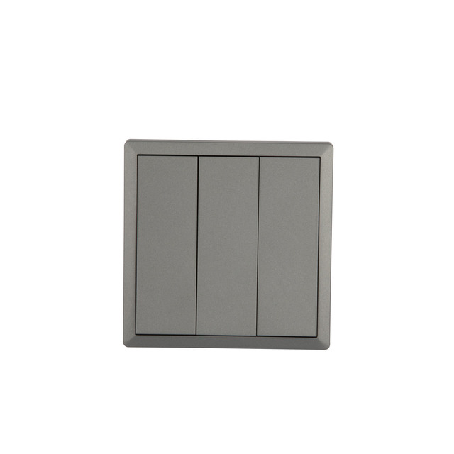 EU CE TUV Certified 3-Gang 1-Way Wall Light Wall Mounted Switch Premium Electrical Switches
