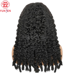 Peluca Larga de Cabello Virgen Chino Marrón Oscuro con Frente de Encaje HD 13*6 |   Textura de Ondas de Agua |   Natural y Voluminoso - Product Image 1