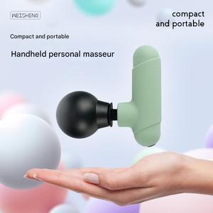 El masajeador <span class=keywords><strong>de</strong></span> pistola fascial cuenta con 5 cabezales <span class=keywords><strong>de</strong></span> silicona intercambiables que garantizan un funcionamiento silencioso durante las sesiones <span class=keywords><strong>de</strong></span> masaje - Product Image 6