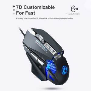 Ratón para Juegos <span class=keywords><strong>IMICE</strong></span> T96, 7200 DPI, Mecánico, RGB, USB, con Cable, Óptico, para Computadora Portátil, PC, con Macros Personalizables - Product Image 2