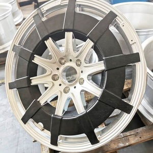*Capuchons de roue en fibre de carbone pure forgée de 22 pouces et 24 pouces adaptés aux jantes en alliage de Mercedes-Benz Classe G G63 G500 - Product Image 2