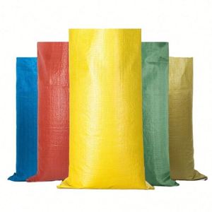 Wholesale Custom PP Woven Polypropylene <b>Bags</b> 25kg 50kg Coated for Flour <b>Rice</b> Fertilizer Feed Packing - Product Image 1