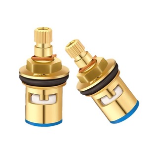 แกนวาล์วน้ำร้อนน้ำเย็นเดี่ยว ขนาด 17 มม. ยี่ห้อ Meda Faucet Cartridge ทำจากทองเหลือง - Product Image 2