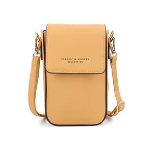 Neue PU-Handy tasche mit großer Kapazität Damen handtasche Einzel-Umhängetasche Handy Frauen kleine Brieftasche Handy taschen