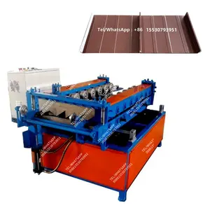 mechanically seamed standing seam metal roofing sheet roll forming machine