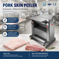 Machine à éplucher la viande commerciale à haute efficacité |   Décortiqueuse de peau de porc pour la transformation du bacon, du jambon et du ventre de porc